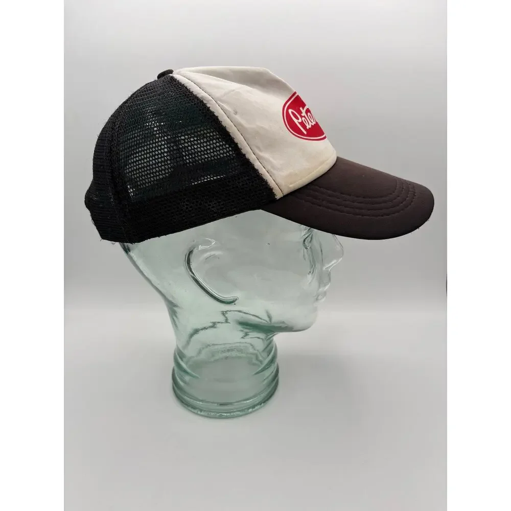 Vintage Peterbilt Distressed Snap Back Mesh Adjustable Well Worn Trucker Hat